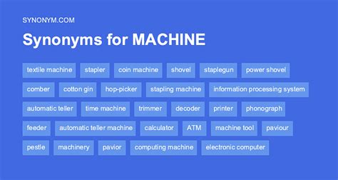 machine synonym
